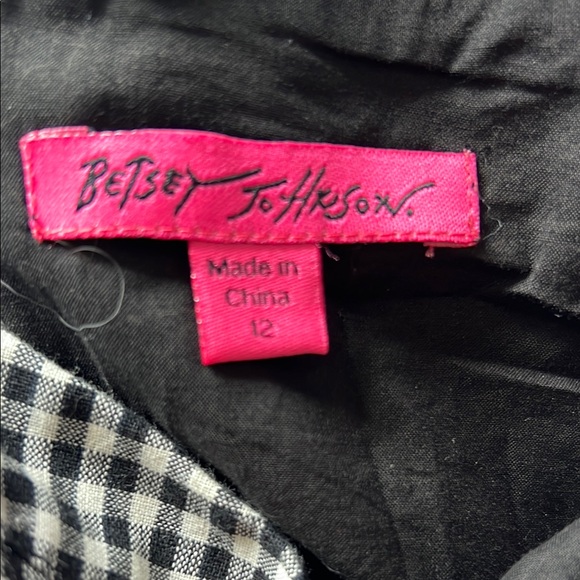 Betsey Johnson Black and White Gingham Dress - Picture 6 of 6